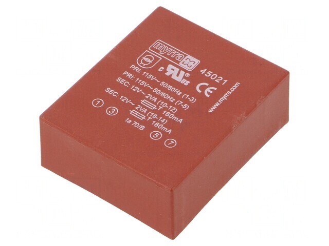 Transformator &icirc;ncapsulat 4VA 12V 12V 167mA