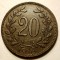 7.071 AUSTRIA WWI 20 HELLER 1918 XF