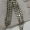 SET LANT + BRATARA ARGINT 925 - Model Lat - Vintage - CUBAN - 70g. !
