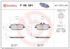 BREMBO P 06 091 PRIME LINE set placute frana disc