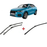 Cumpara ieftin Set 3 stergatoare AUDI Q3 (F3B) 2018 - 2021, pentru parbriz si luneta, Bosch Aerotwin