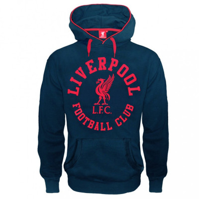 FC Liverpool hanorac de bărbați cu glugă SLab OTH navy - M foto