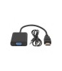 Adaptor HDMI la VGA Well, Audio Jack 3.5mm, Directie HDMI>VGA