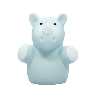 Lampa de veghe cu LED, forma rinocer, albastra, Lumilu Mini Zoo Rhino, Reer 52343 Children SafetyCare foto