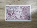 ITALIA 5 LIRE AUNC 1944