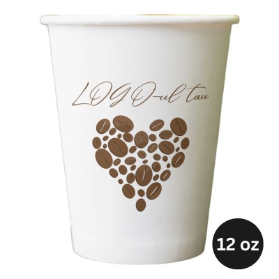 Pahare carton personalizate, 12oz foto