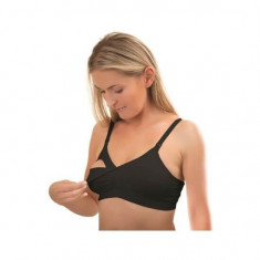 Sutien pentru alaptat Negru, Cupa E 80-85 cm, Babyono