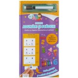 Carte cu clapete interactive si carioca, Litera, Primele adunari si scaderi