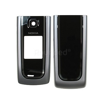 Nokia 6555 față și capac pentru baterie argintiu foto