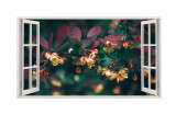 Cumpara ieftin Autocolant decorativ, Fereastra, Arbori si flori, Multicolor, 83 cm, 401ST, Oem