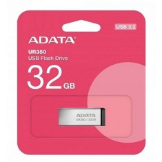 MEMORIE USB 3.2 ADATA 32 GB, carcasa metalica, gri, UR350-32G-RSR/BK