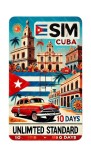 ESIM, Unlimited Standard, 10 Days, Cuba