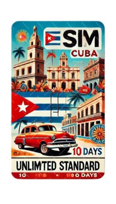 eSIM, Unlimited Standard, 10 Days, Cuba foto