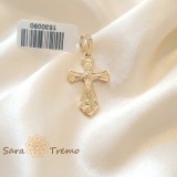 Cumpara ieftin Cruciulita placata cu aur Credinta Vie