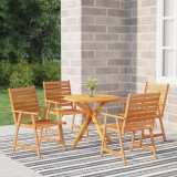 Cumpara ieftin Set mobilier grădină, 5 piese, lemn masiv de acacia