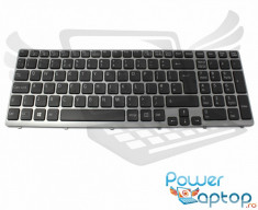Tastatura Laptop Sony Vaio SVE15122CAW iluminata backlit foto