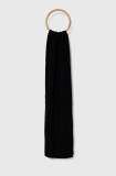 Armani Exchange fular femei, culoarea negru, cu imprimeu, 944614 4F304