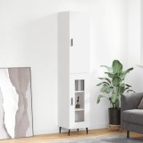 Cumpara ieftin Dulap &icirc;nalt, alb, 34,5x34x180 cm, lemn prelucrat