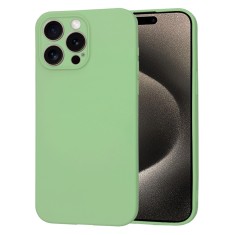 Husa silicon iPhone 15 Pro Max Techsuit SoftFlex, verde deschis foto