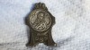 ICOANA FECIOARA MARIA cu picior 1900 FRANTA art nouveau DE COLECTIE superb UNICA