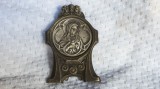ICOANA FECIOARA MARIA cu picior 1900 FRANTA art nouveau DE COLECTIE superb UNICA