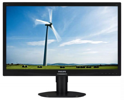 Monitor Second Hand PHILIPS 241S4L, 24 Inch Full HD LCD, VGA, DVI NewTechnology Media foto