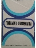G. Samboan - Fundamente de matematica (editia 1974)
