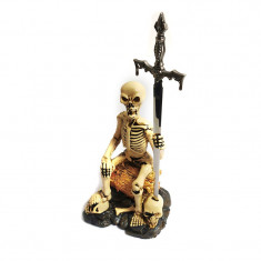 Cutit pentru deschis scrisori cu suport stilizat Skeleton WZ5121 foto