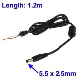 Cablu alimentare laptop mufa 5.5x2.5 mm 90W 1.2m, Generic