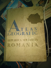 Atlas geografic - Republica Socialista Romania foto