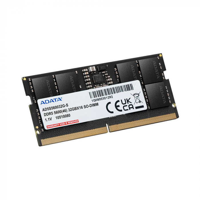 Memorie notebook ADATA 16GB, DDR5, 5600MHz, CL46, 1.1v