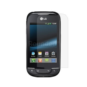 LG P690 Optimus Net Protector Gold Plus Beschermfolie foto