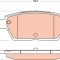 TRW GDB3517 set placute frana,frana disc
