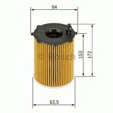 Filtru ulei BMW Seria 3 (E90) (2005 - 2011) BOSCH F 026 407 072