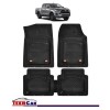 Covorase Auto TeamCar&reg; Tip Tavita Compatibile Toyota Hilux VIII (2015+) Negru Material Rezistent, Cauciuc