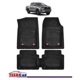 Covorase Auto TeamCar&reg; Tip Tavita Compatibile Toyota Hilux VIII (2015+) Negru Material Rezistent