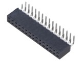 Conector şiruri pini mamă 30 PIN 2,54mm aurit THT SAMTEC