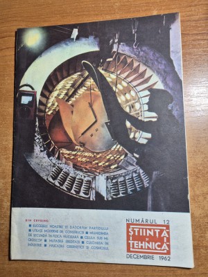 stiinta si tehnica decembrie 1962-art. regiunea brasov,utilaje de constructii foto