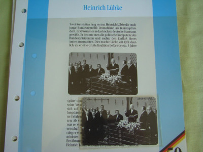 2 Cartele Telefonice &amp;quot;50 Jahre Deutschland&amp;quot; - Exponate NOI / 30 foto