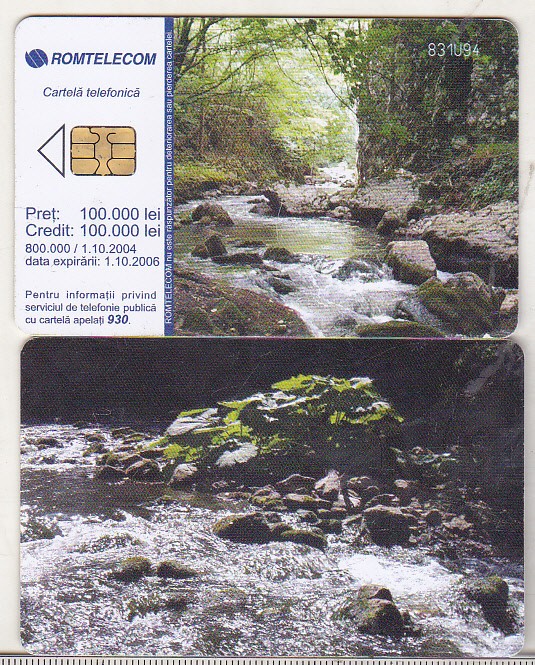 bnk card Cartela telefonica 2004 - Peisaje - RO-ROM-0268A