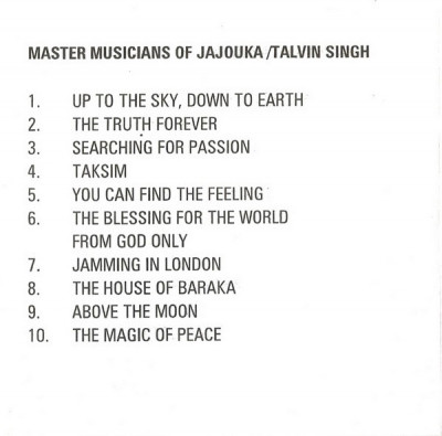 CD Master Musicians Of Jajouka / Talvin Singh, original foto