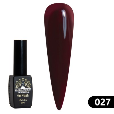 Oja semipermanenta Black Elite, Global Fashion 8 ml, 027 foto