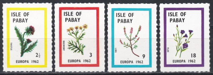 Pabay 1962 - Flori - Europa, MNH