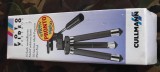 Trepied / tripod / stativ - foto video nou nefolosit CULMANN 50011- 10 segmente strins - 22 cm desfacut -