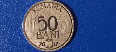 ROMANIA-Moneda Comemorativa 50 bani 2017 UNC din fisic -10 ani de la Aderarea la Uniunea Europeana foto
