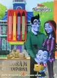 Coloram cu Vampirina. Carte de colorat cu 4 creioane cerate/***