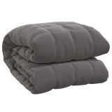 Cumpara ieftin Patura cu greutati, gri, 220x230 cm, 15 kg, material textil