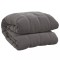 Patura grea, gri, 122x183 cm, 5 kg, material textil
