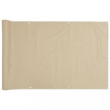 Cumpara ieftin Prelata pentru balcon din tesatura oxford, 90x600cm, bej