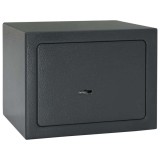 vidaXL Cutie de Securitate cu &Icirc;ncuiere Gri &Icirc;nchis 17x23x17 cm